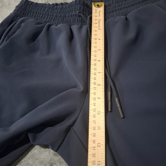 ATHLETA Navy Blue Metropolis Straight Leg Ankle Zip Athleisure Pants Size 6 NWT - Picture 12 of 13